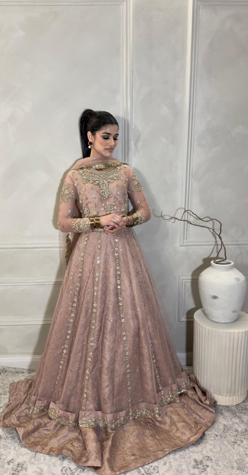 blush pink pakistani dress Pink Pakistani Dresses Online in USA