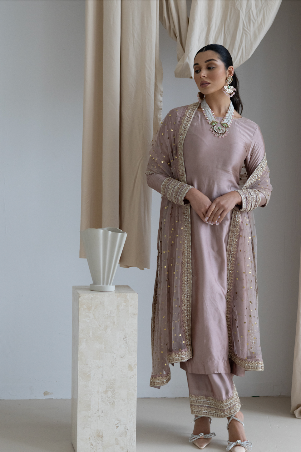 BLOOM - Pakistani party wear dresses pink XXL BLOOM - Pakistani party wear dresses pink XXL